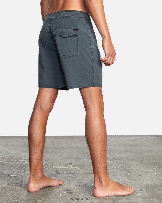 R422N8676 σορτς πιγκμέντου va 18 RVCA για άνδρες και γυναίκες μαύρος πυθμένα