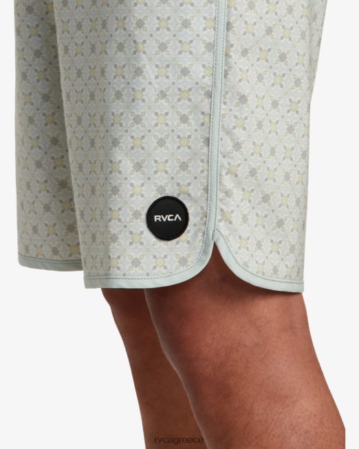 R422N86 Σορτς τοξωτό 19 RVCA για άνδρες και γυναίκες μέντα πυθμένα