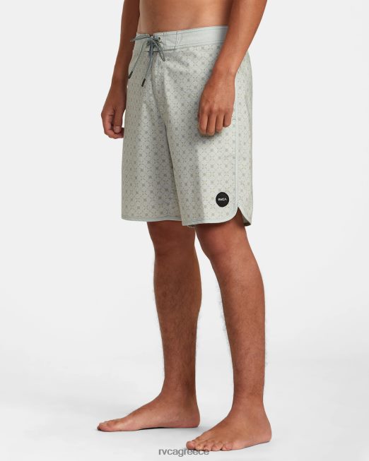 R422N86 Σορτς τοξωτό 19 RVCA για άνδρες και γυναίκες μέντα πυθμένα