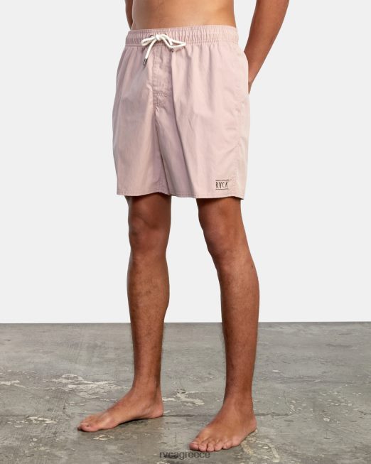 R422N8704 αντίθετα ελαστική μέση 2 παντελόνι 17 RVCA για άνδρες και γυναίκες απαλό μοβ πυθμένα