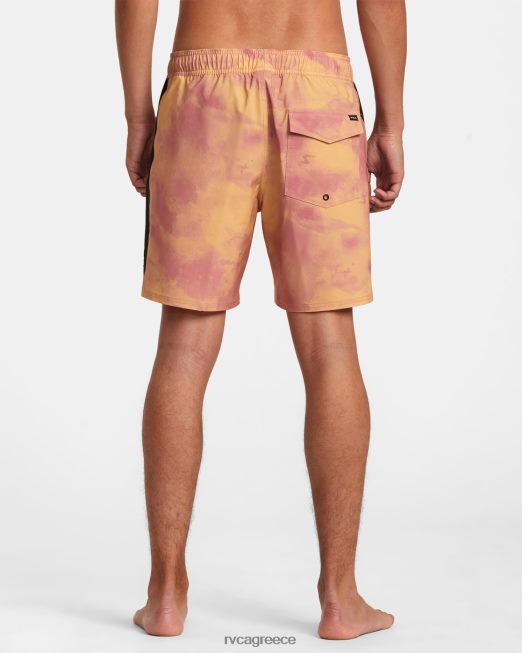 R422N870 Σορτς πλάκας με ελαστική μέση κορυφή 17 RVCA για άνδρες και γυναίκες μπαμπού πυθμένα