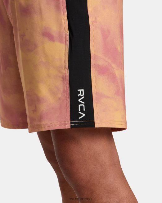 R422N870 Σορτς πλάκας με ελαστική μέση κορυφή 17 RVCA για άνδρες και γυναίκες μπαμπού πυθμένα