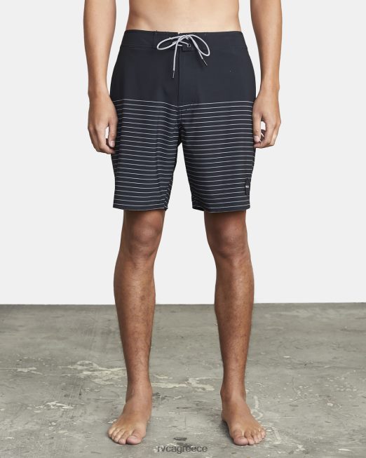 R422N8750 Curren boardshort 18 RVCA για άνδρες και γυναίκες μαύρος πυθμένα