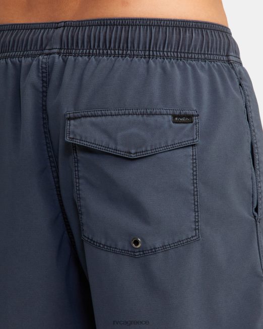 R422N8757 va pigment ελαστικό σορτς μέσης 17 RVCA για άνδρες και γυναίκες νέο ναυτικό πυθμένα