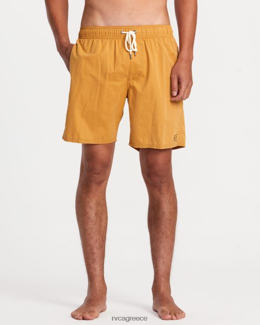 R422N8768 αντίθετα ελαστική μέση 2 παντελόνι 17 RVCA για άνδρες και γυναίκες μήλο κανέλα πυθμένα