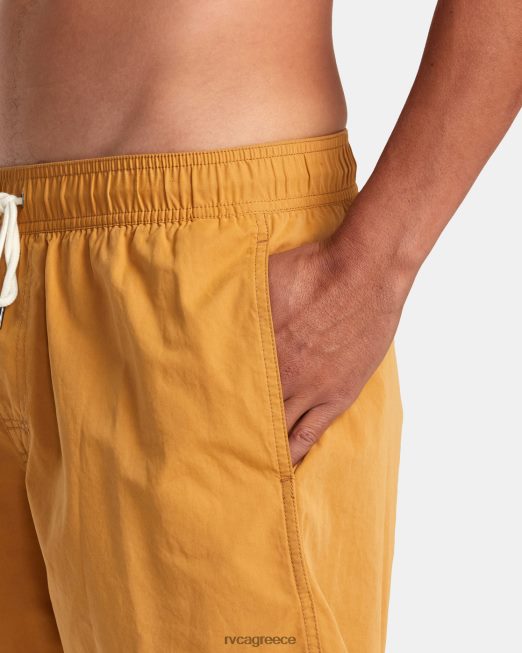 R422N8768 αντίθετα ελαστική μέση 2 παντελόνι 17 RVCA για άνδρες και γυναίκες μήλο κανέλα πυθμένα