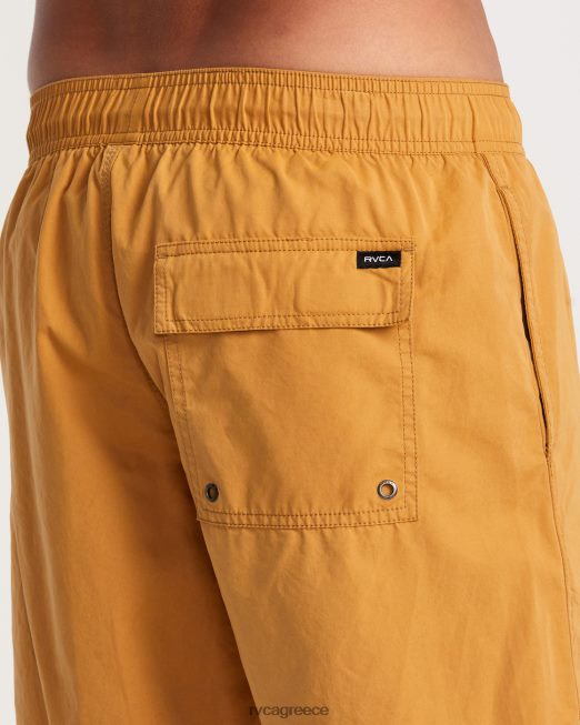 R422N8768 αντίθετα ελαστική μέση 2 παντελόνι 17 RVCA για άνδρες και γυναίκες μήλο κανέλα πυθμένα