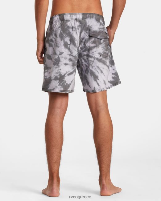 R422N8819 μανιακή ελαστική μέση RVCA για άνδρες και γυναίκες μαύρος πυθμένα