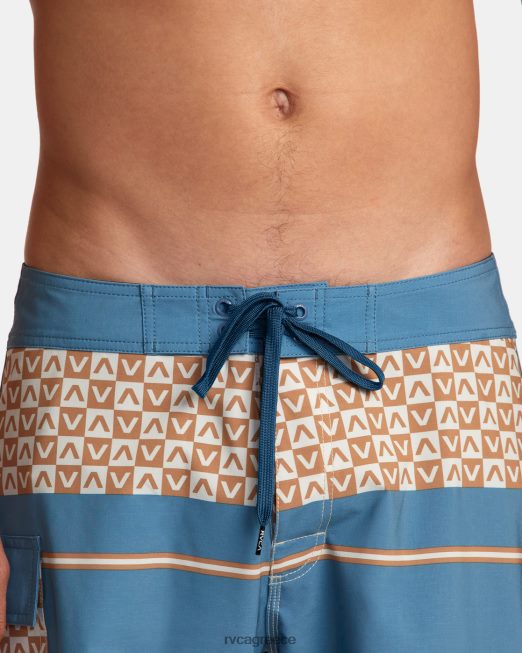 R422N887 ανατολικό παντελόνι 20 RVCA για άνδρες και γυναίκες σχιστόλιθος πυθμένα