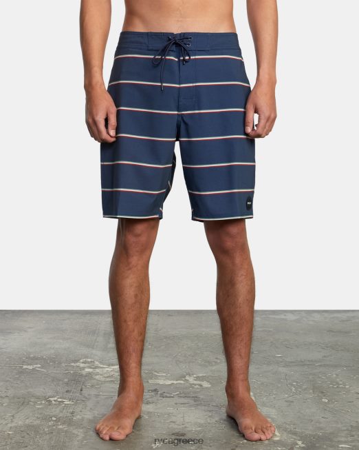 R422N8977 σορτς μπερτ 19 RVCA για άνδρες και γυναίκες κυκλοθυμικό μπλε πυθμένα