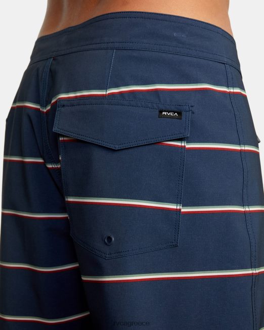 R422N8977 σορτς μπερτ 19 RVCA για άνδρες και γυναίκες κυκλοθυμικό μπλε πυθμένα