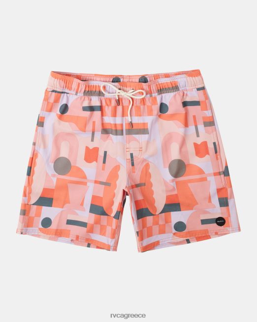 R422N8995 jese brown 17 ελαστική μέση boardshort RVCA για άνδρες και γυναίκες γιορτή πυθμένα