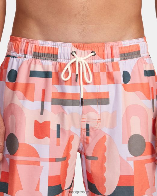 R422N8995 jese brown 17 ελαστική μέση boardshort RVCA για άνδρες και γυναίκες γιορτή πυθμένα