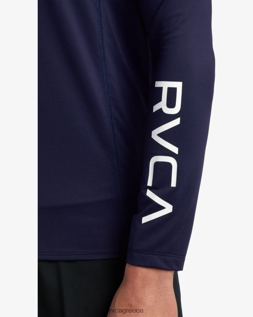 R422N8632 μακρυμάνικο rashguard RVCA για άνδρες και γυναίκες ΠΟΛΕΜΙΚΟ ΝΑΥΤΙΚΟ είδη ένδυσης