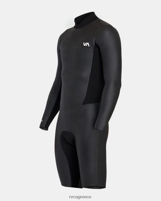 R422N8637 Μακρύ μανίκι ελατήρια φόρμα smoothie 2/2 balance RVCA για άνδρες και γυναίκες μαύρος είδη ένδυσης