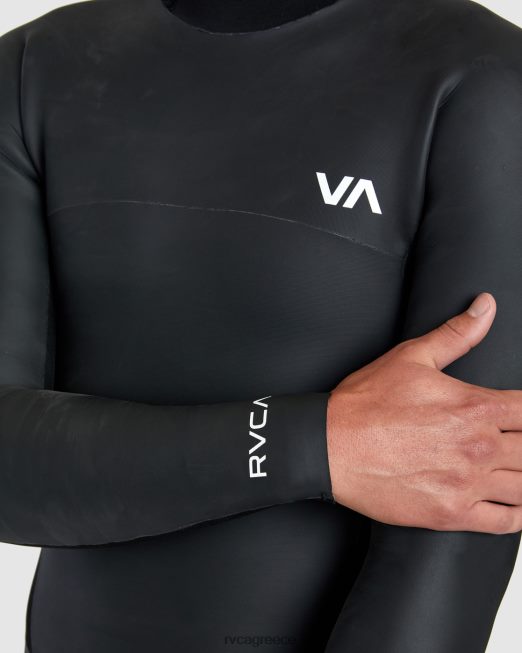 R422N8637 Μακρύ μανίκι ελατήρια φόρμα smoothie 2/2 balance RVCA για άνδρες και γυναίκες μαύρος είδη ένδυσης