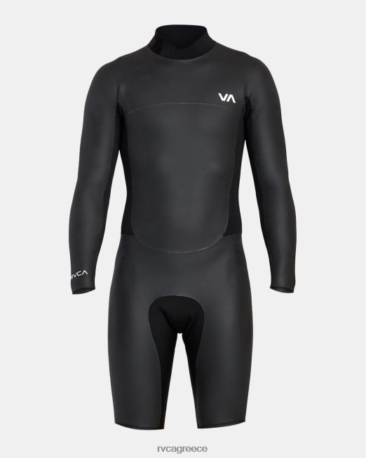 R422N8637 Μακρύ μανίκι ελατήρια φόρμα smoothie 2/2 balance RVCA για άνδρες και γυναίκες μαύρος είδη ένδυσης