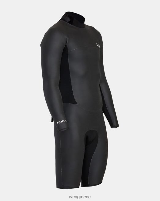 R422N8637 Μακρύ μανίκι ελατήρια φόρμα smoothie 2/2 balance RVCA για άνδρες και γυναίκες μαύρος είδη ένδυσης