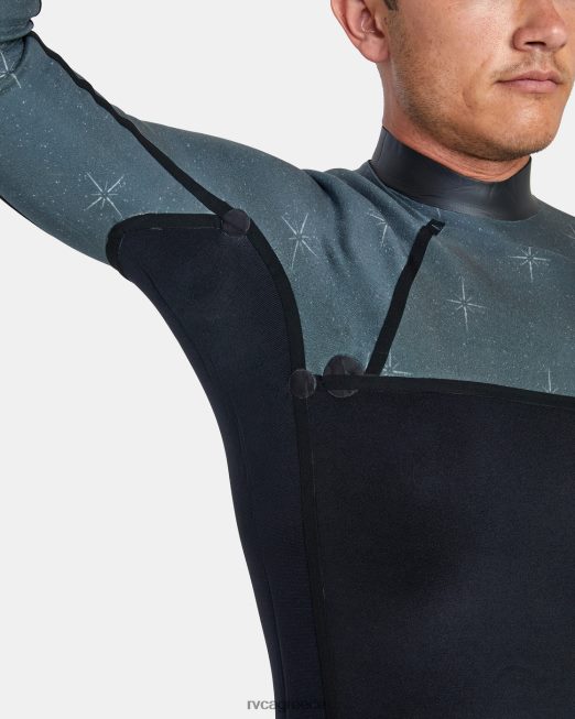 R422N8637 Μακρύ μανίκι ελατήρια φόρμα smoothie 2/2 balance RVCA για άνδρες και γυναίκες μαύρος είδη ένδυσης