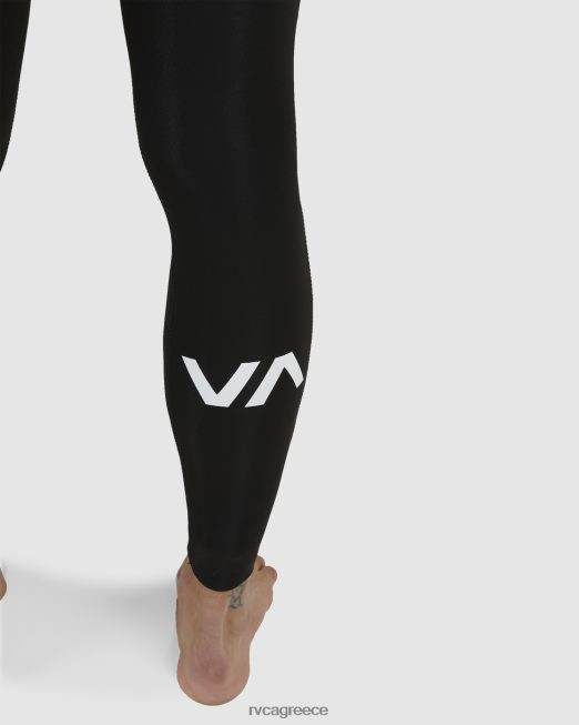 R422N8647 Ολόσωμη φόρμα με φερμουάρ 3/2 ισορροπίας RVCA για άνδρες και γυναίκες μαύρος είδη ένδυσης