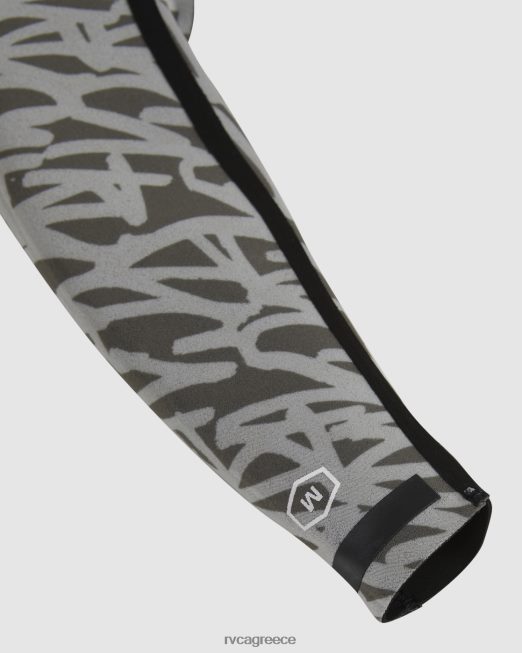 R422N8647 Ολόσωμη φόρμα με φερμουάρ 3/2 ισορροπίας RVCA για άνδρες και γυναίκες μαύρος είδη ένδυσης