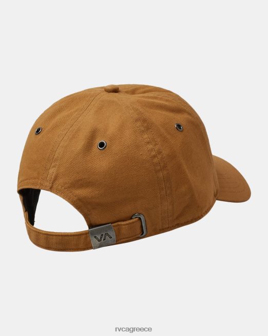 R422N81227 ακτίνες μπαμπά καπέλο RVCA γυναίκες χώμα σιένης αξεσουάρ