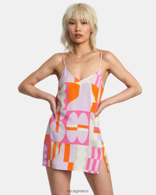 R422N81007 Μίνι φόρεμα σε καφέ jesse RVCA γυναίκες λεβάντα είδη ένδυσης