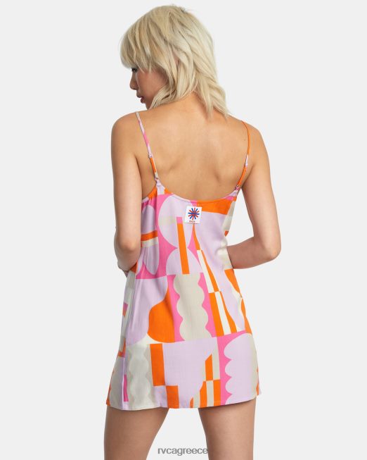 R422N81007 Μίνι φόρεμα σε καφέ jesse RVCA γυναίκες λεβάντα είδη ένδυσης