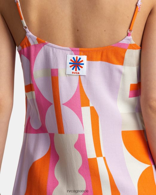 R422N81007 Μίνι φόρεμα σε καφέ jesse RVCA γυναίκες λεβάντα είδη ένδυσης