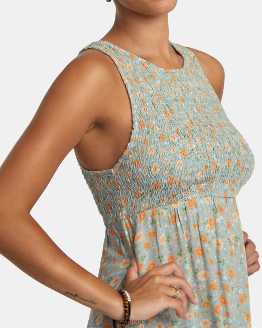 R422N81169 μίνι φόρεμα σκανδάλης RVCA γυναίκες σχιστόλιθος είδη ένδυσης