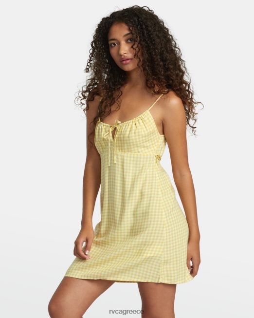 R422N81191 Μίνι φόρεμα στην πλαγιά του λόφου RVCA γυναίκες χρυσαφένιος είδη ένδυσης