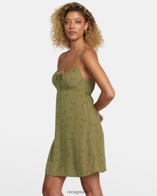 R422N81224 Μίνι φόρεμα στην πλαγιά του λόφου RVCA γυναίκες αλοή είδη ένδυσης