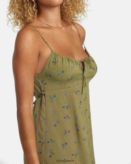 R422N81224 Μίνι φόρεμα στην πλαγιά του λόφου RVCA γυναίκες αλοή είδη ένδυσης