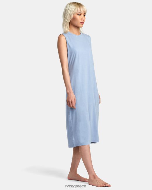 R422N81258 φόρεμα κάλυψης flexin RVCA γυναίκες σκονισμένο μπλε είδη ένδυσης