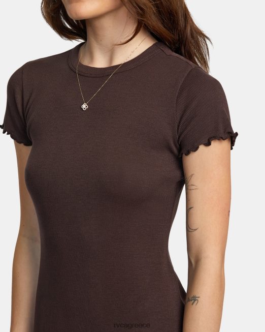 R422N81342 ριμπ πλεκτό φόρεμα rover RVCA γυναίκες Ιάβα είδη ένδυσης