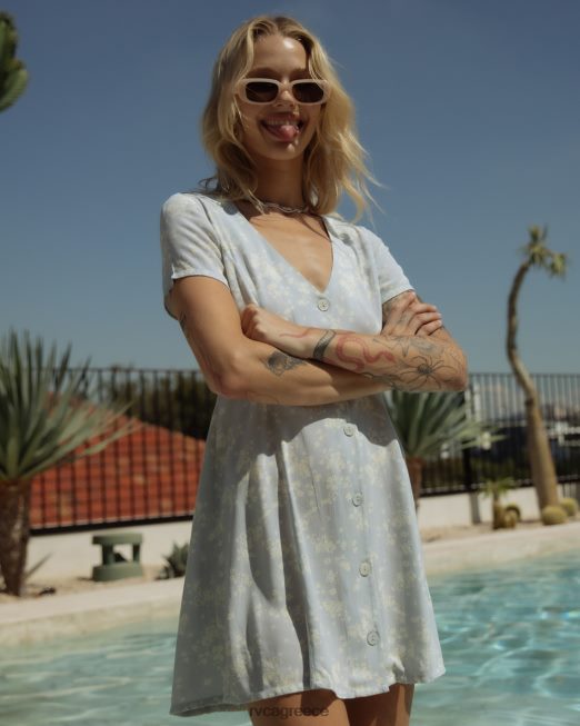 R422N81357 λιτό μίνι φόρεμα RVCA γυναίκες ακτή είδη ένδυσης