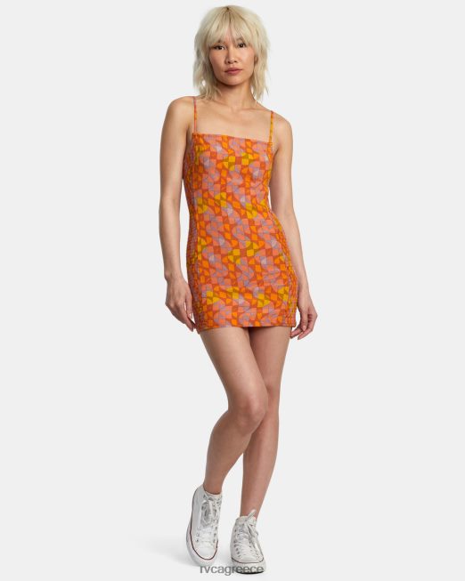 R422N81403 ενιαίο bodycon φόρεμα RVCA γυναίκες αμμόξυλο είδη ένδυσης