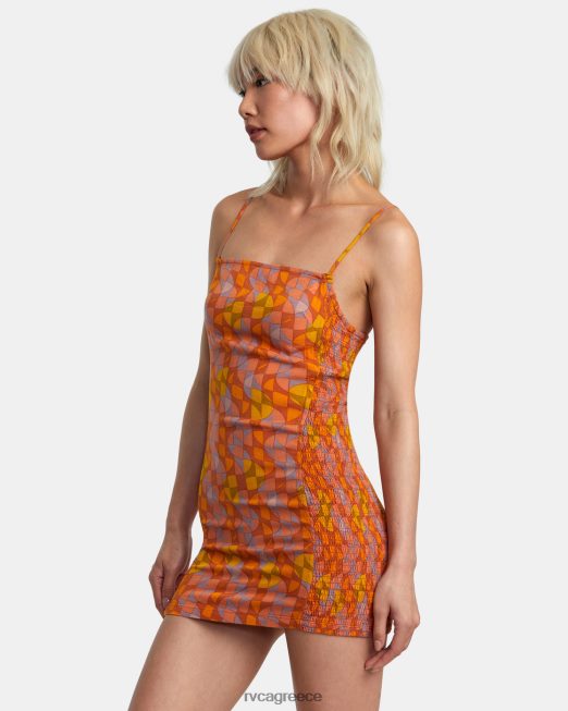 R422N81403 ενιαίο bodycon φόρεμα RVCA γυναίκες αμμόξυλο είδη ένδυσης