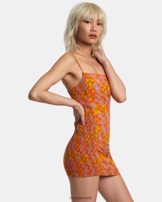 R422N81403 ενιαίο bodycon φόρεμα RVCA γυναίκες αμμόξυλο είδη ένδυσης