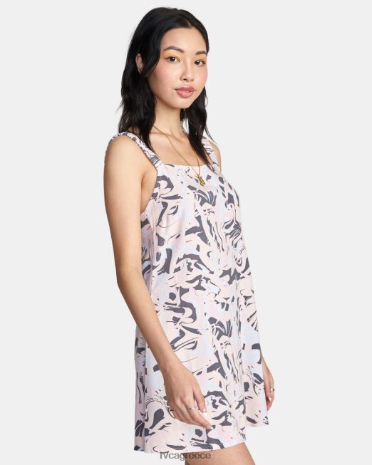 R422N81453 σώσε τον εαυτό σου μίνι φόρεμα RVCA γυναίκες τέφρα μπλε είδη ένδυσης