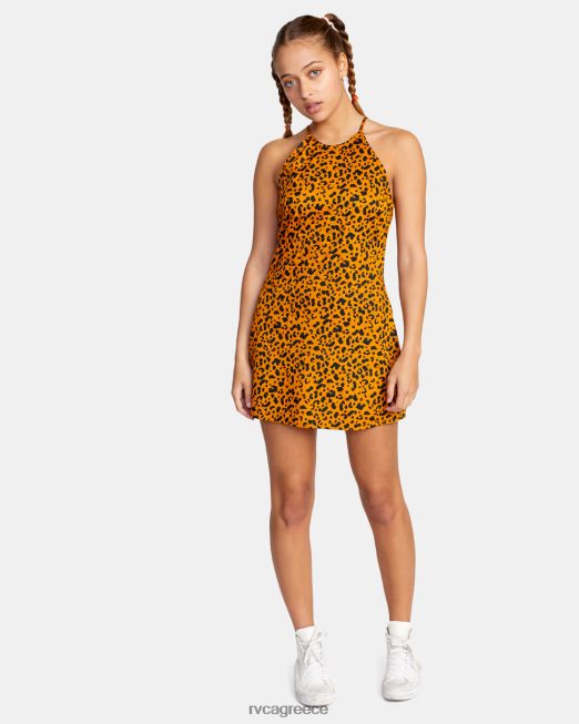 R422N81454 τέλειο μίνι φόρεμα ξένων RVCA γυναίκες μπαχαρικό είδη ένδυσης