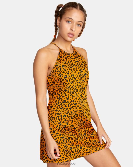 R422N81454 τέλειο μίνι φόρεμα ξένων RVCA γυναίκες μπαχαρικό είδη ένδυσης