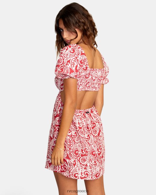 R422N81514 εδώ για αυτό μίνι φόρεμα RVCA γυναίκες κόκκινη γη είδη ένδυσης