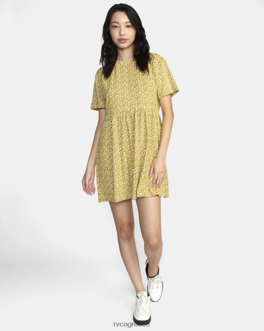 R422N81550 City vibes μίνι φόρεμα RVCA γυναίκες μπρούντζος είδη ένδυσης