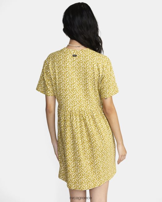 R422N81550 City vibes μίνι φόρεμα RVCA γυναίκες μπρούντζος είδη ένδυσης