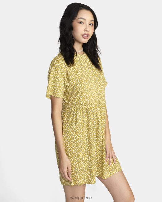 R422N81550 City vibes μίνι φόρεμα RVCA γυναίκες μπρούντζος είδη ένδυσης