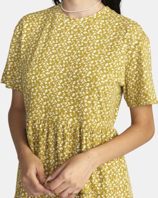 R422N81550 City vibes μίνι φόρεμα RVCA γυναίκες μπρούντζος είδη ένδυσης