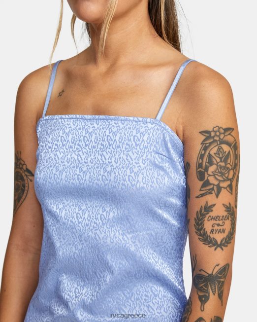 R422N81560 φόρεμα τανκ εξερευνητής RVCA γυναίκες γκρι μωβ είδη ένδυσης