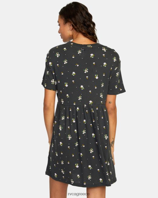 R422N81573 City vibes μίνι φόρεμα RVCA γυναίκες μαύρος είδη ένδυσης