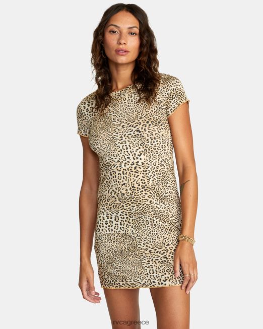 R422N81594 rover t-shirt φόρεμα RVCA γυναίκες πολυ είδη ένδυσης